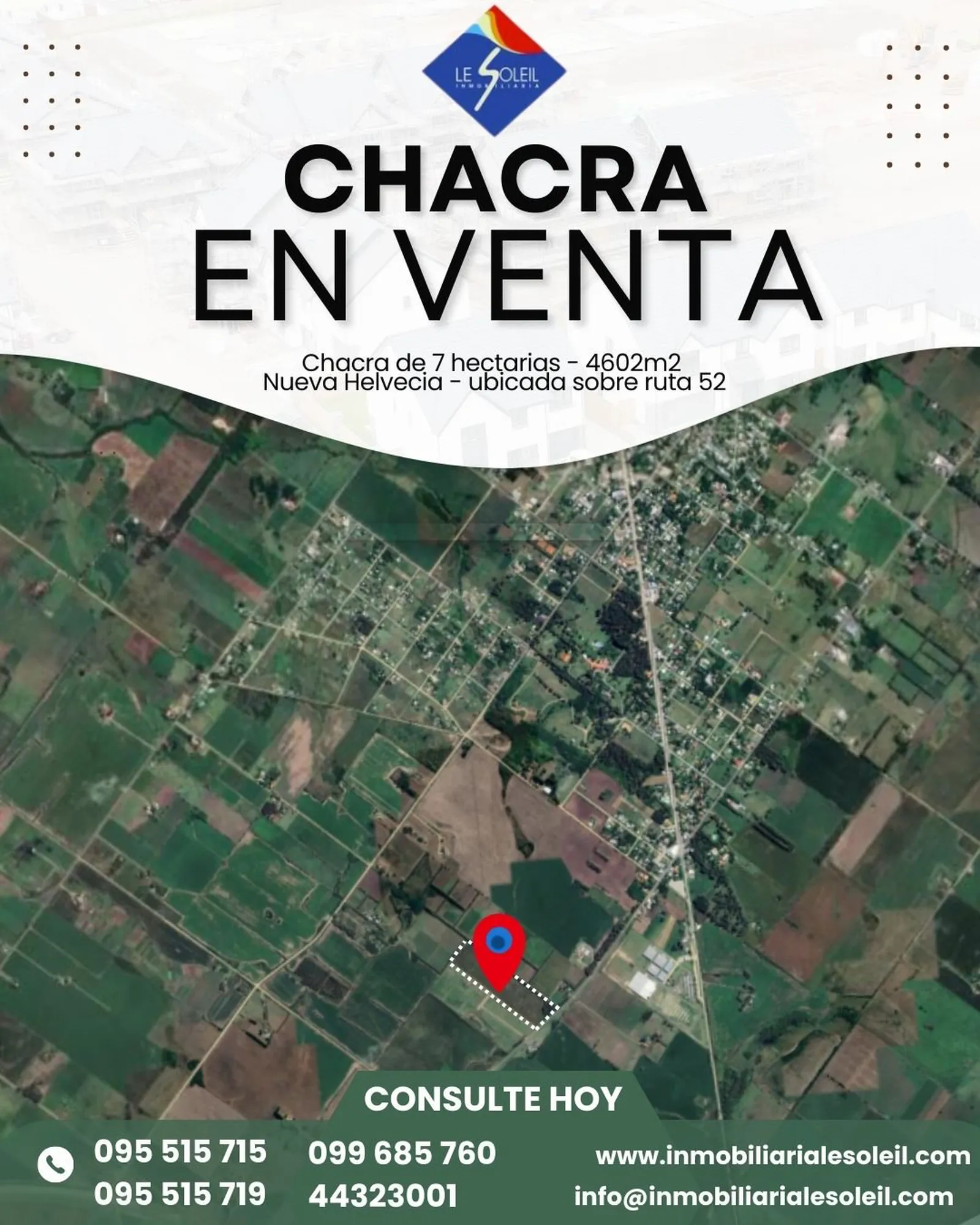Chacra en Colonia (NUEVA HELVECIA)